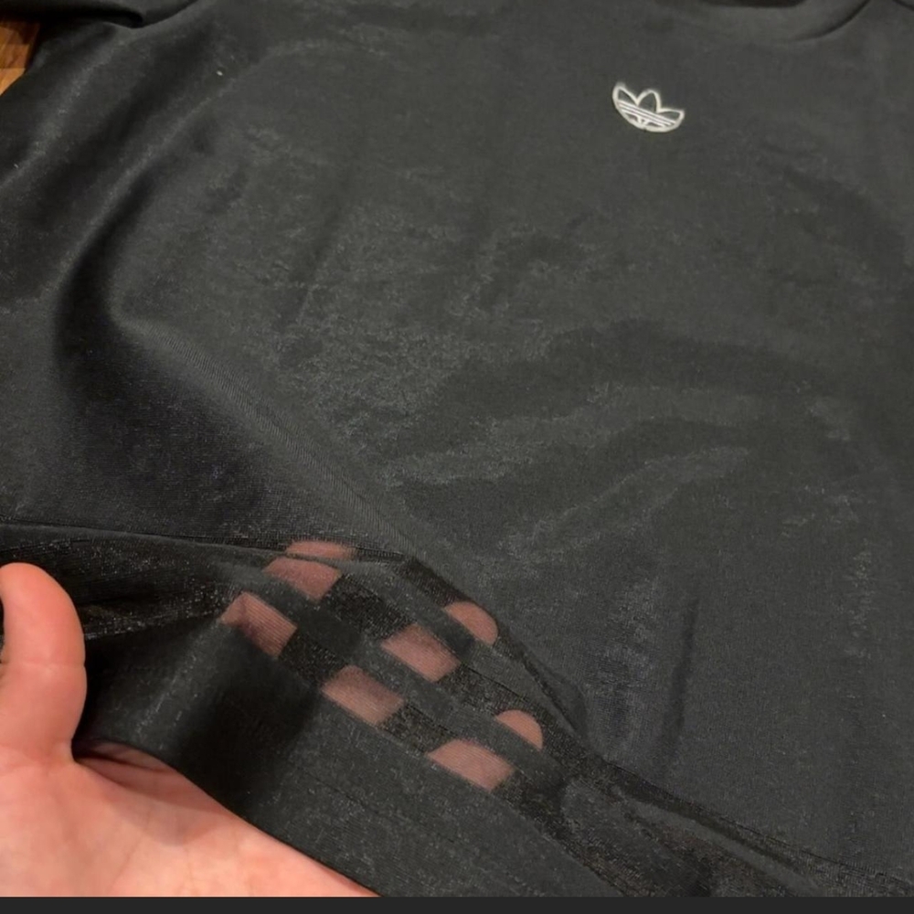 Adidas  Black Short Sleeve Tee - Picture 4 of 4